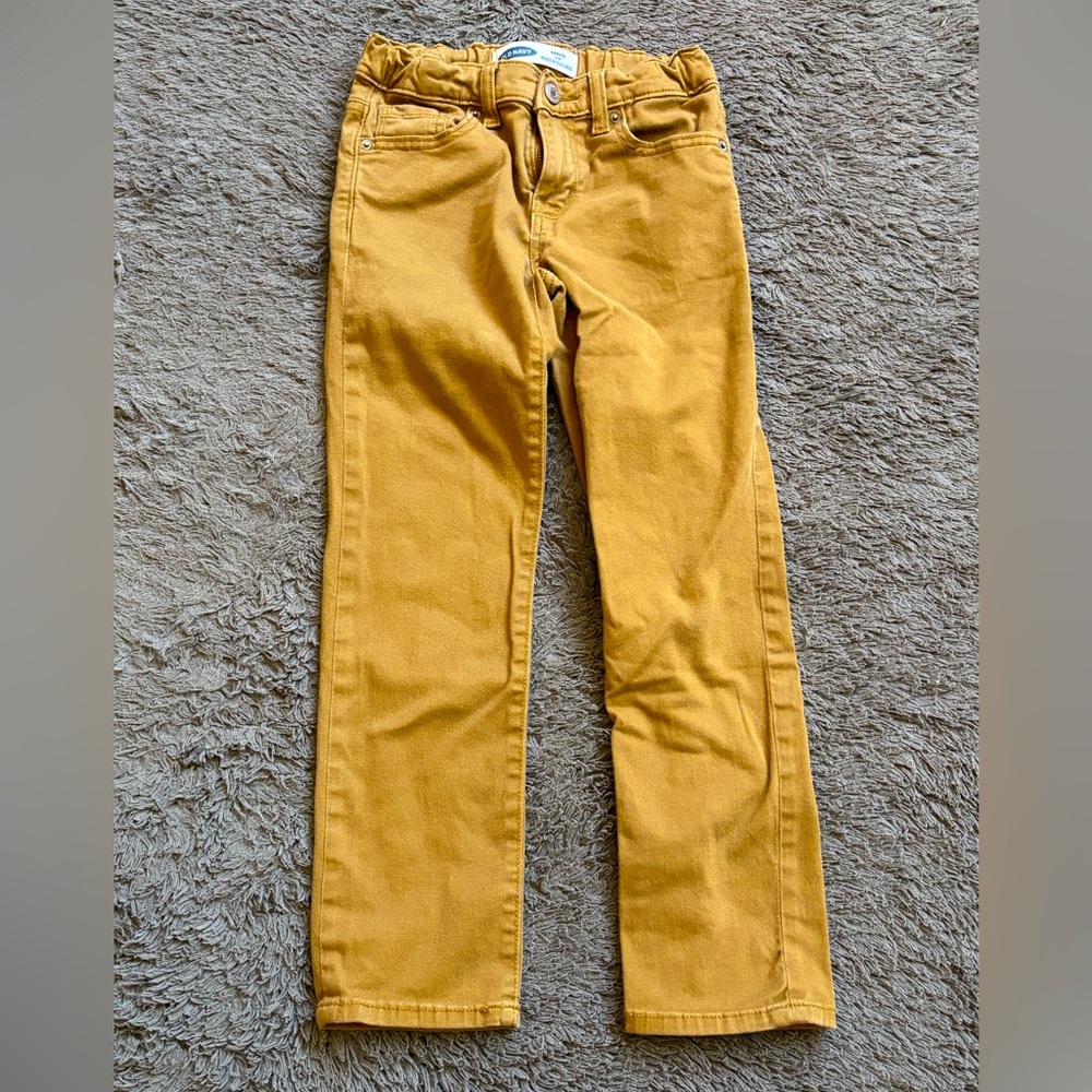Old Navy Boy’s Tan Karate Slim Pants